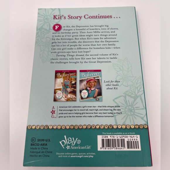 3/$15 AMERICAN GIRL: Turning Things Around. A Kit Classic 2 - Picture 2 of 4